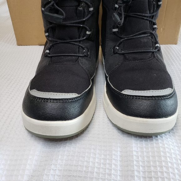 COPY - Reima Junior Girls 4 - 4.5 US/36 EU Black WARM Winter Snow Boots - Picture 6 of 9
